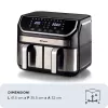 Heißluftfritteuse Ariete 4625/00 9 L 2100 W Schwarz Silber