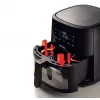 Ariete 4630 Heißluftfritteuse 9L, 1300W, Fassungsvermögen 9L, Gargutmenge 2,5 kg, 8 voreingestellte Programme, Temperatur bis zu 200 °C, transparenter Korb für Kochkontrolle, Schwarz