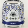 Ariete 155 Toaster Capri, 810W, 2 Scheiben, 6 Bräunungsstufen, Krümelschublade, Auftaufunktion, Automatische Auswurf, Ohne Klemmen