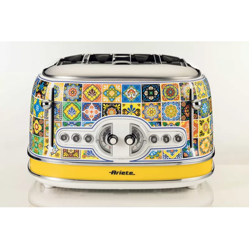 Toaster ARIETE Positano 4-Scheiben, 1630 W, mehrfarbige Ausführung