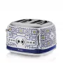 Toaster ARIETE Capri 4-Scheiben, 1630 W, weiß/mehrfarbig