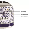 Toaster ARIETE Capri 4-Scheiben, 1630 W, weiß/mehrfarbig
