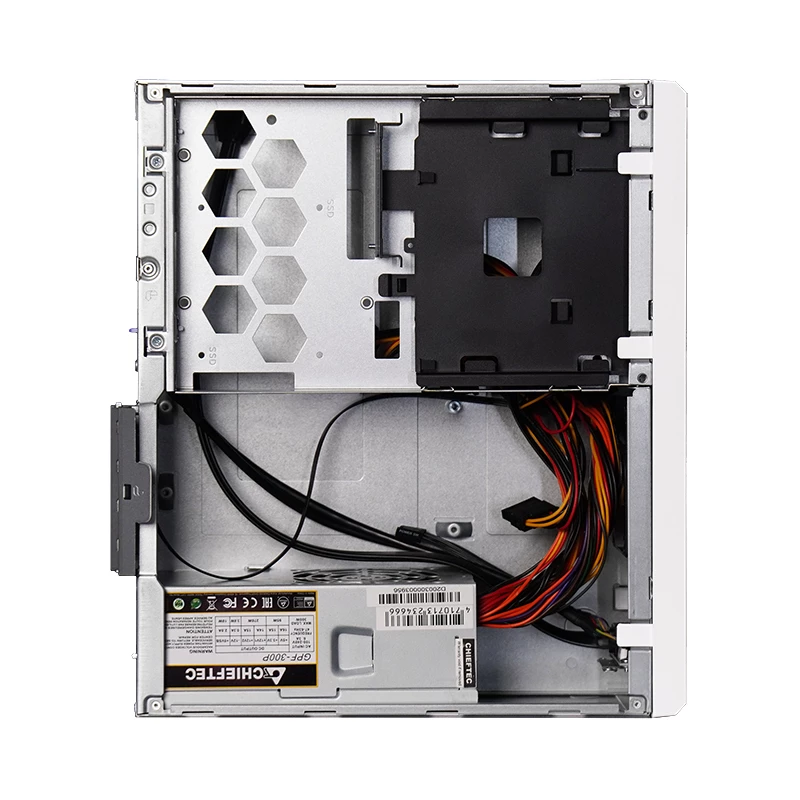 Chieftec BE-10W-300 Computergehäuse Kleiner Formfaktor (SFF) Weiß 300 W