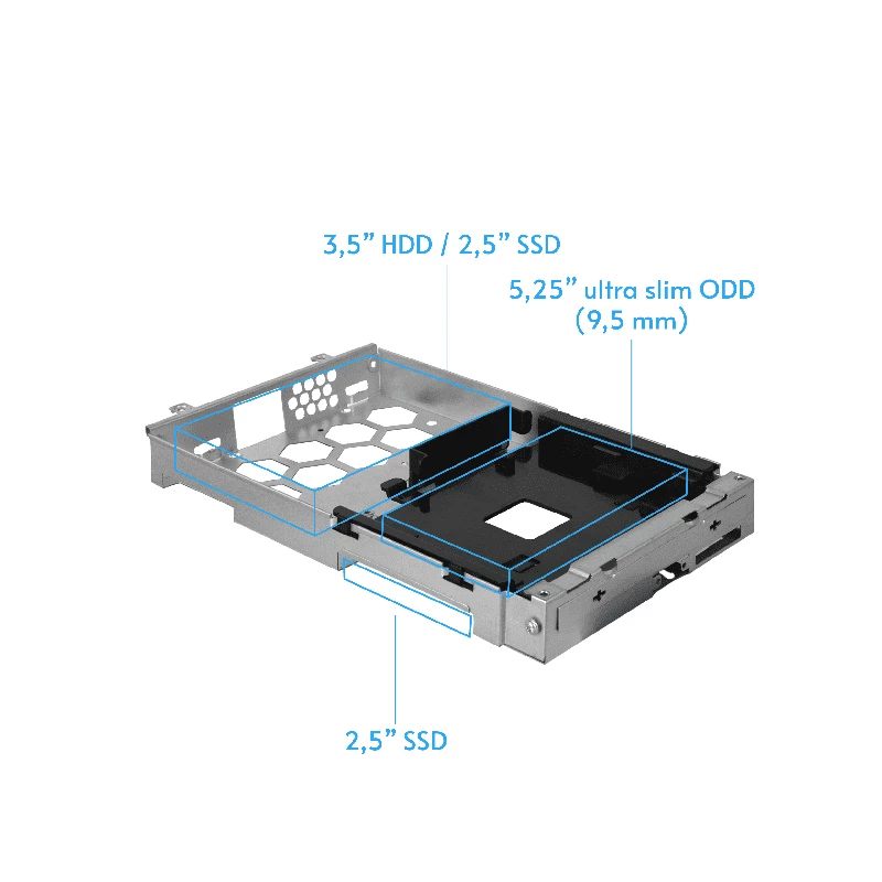 Chieftec BE-10W-300 Computergehäuse Kleiner Formfaktor (SFF) Weiß 300 W