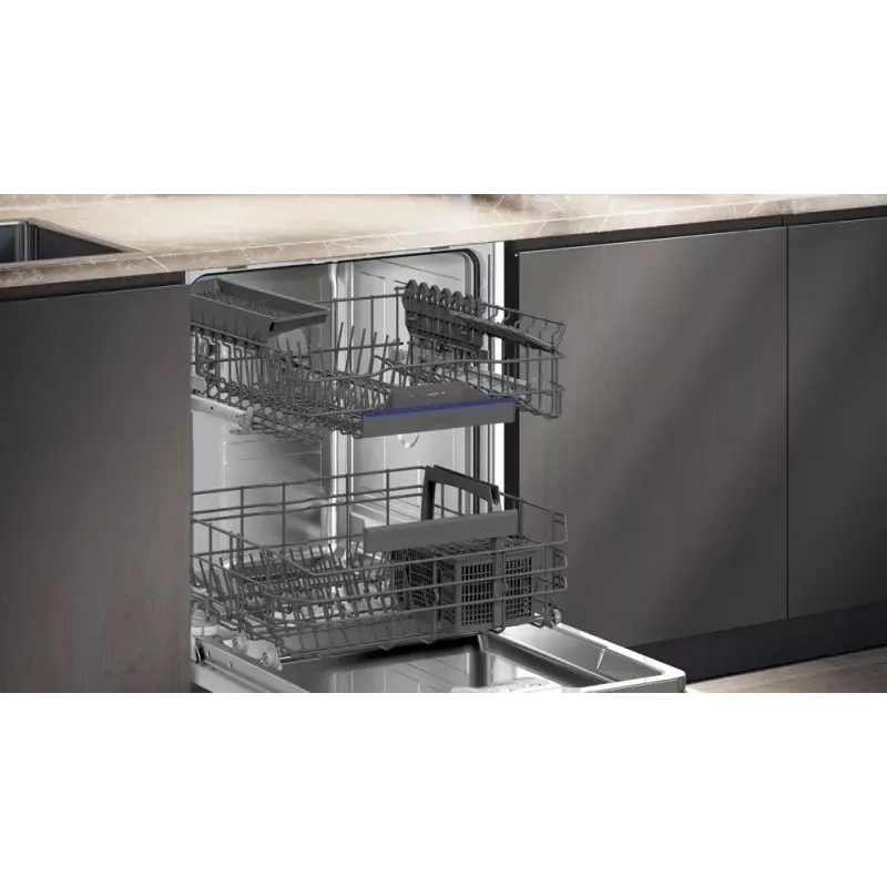 Geschirrspüler Siemens iQ300 SN53HS16AE teilintegriert, 13 Maßgedecke, 42 dB, 9 L/Zyklus, Energieklasse C