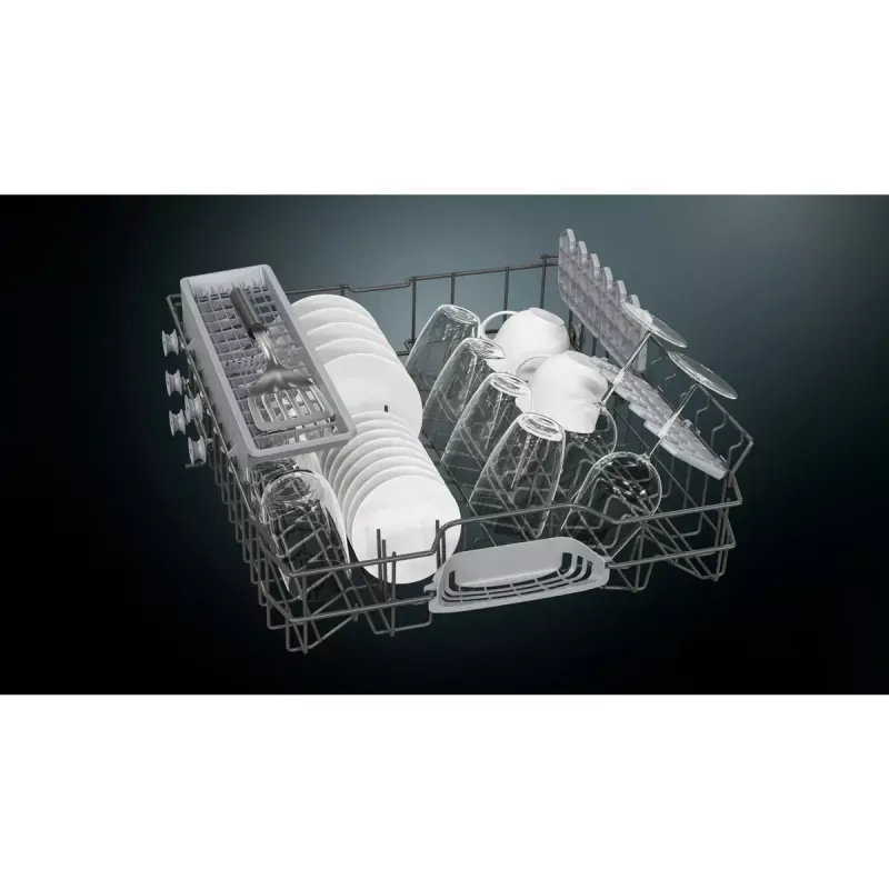Geschirrspüler Siemens iQ100 SN61HX01TE vollintegriert, 13 Maßgedecke, 46 dB, 9 l/Zyklus, Energieklasse C