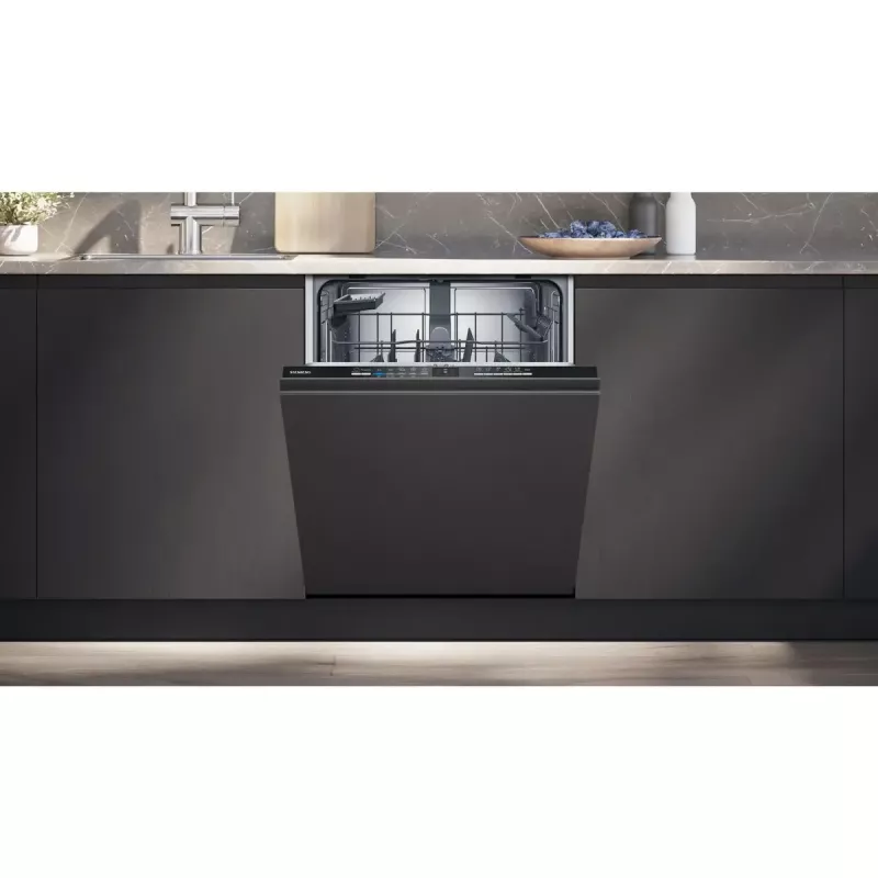 Geschirrspüler Siemens iQ100 SN61HX01TE vollintegriert, 13 Maßgedecke, 46 dB, 9 l/Zyklus, Energieklasse C