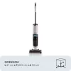 Ariete 2483 Aqua Force Wash & Vacuum, smarter Staubsauger, kabelloser Bodenreiniger, Akku, saugt und wischt, Tierhaare, trockener und nasser Schmutz, 700 ml Fassungsvermögen, Zubehör inklusive