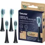 Elektrische Zahnbürsten-Aufsteckbürsten-Packung Beurer SC Premium Protection Plus Grün Planet – schwarz, 4er-Pack