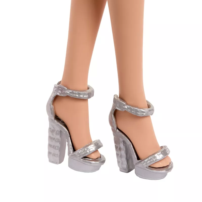 Barbie Mattel 80. Jubiläum Rubinrote Jubiläums-Modepuppe mit rotem Kleid und Accessoires