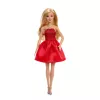 Barbie Mattel 80. Jubiläum Rubinrote Jubiläums-Modepuppe mit rotem Kleid und Accessoires