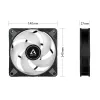 ARCTIC P14 PWM PST A-RGB 0dB – Semi-passiver 140-mm-Lüfter mit digitalem A-RGB