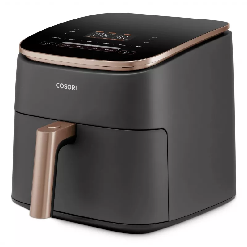 Cosori Turbo Blaze Chef Edition Single 6 L Standgerät 1725 W Heißluftfritteuse Schwarz, Roségold