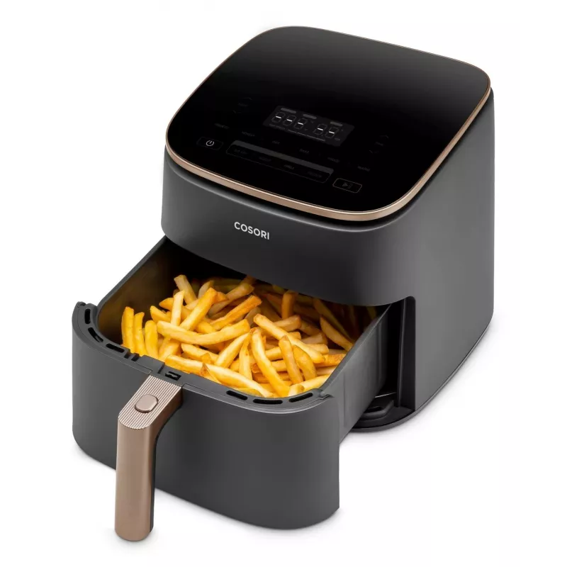 Cosori Turbo Blaze Chef Edition Single 6 L Standgerät 1725 W Heißluftfritteuse Schwarz, Roségold