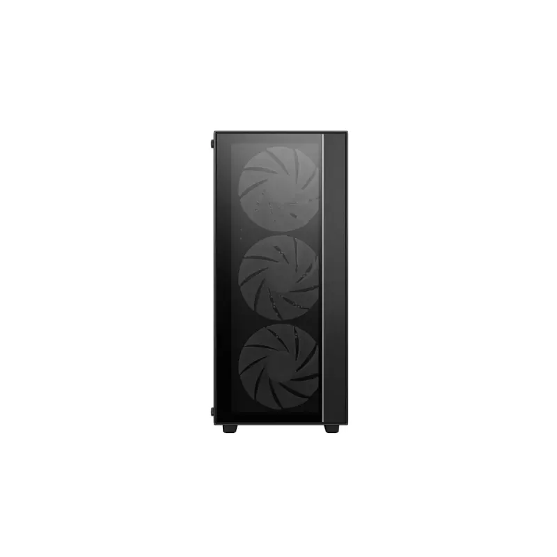 PC-Gehäuse DeepCool MATREXX55 V4 C Midi Tower Schwarz – gehärtetes Glas, ATX/microATX-Unterstützung, USB-C, max. GPU 370 mm
