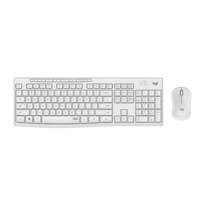 Logitech MK295 Silent Wireless Combo Tastatur RF Wireless QWERTY US International Weiß