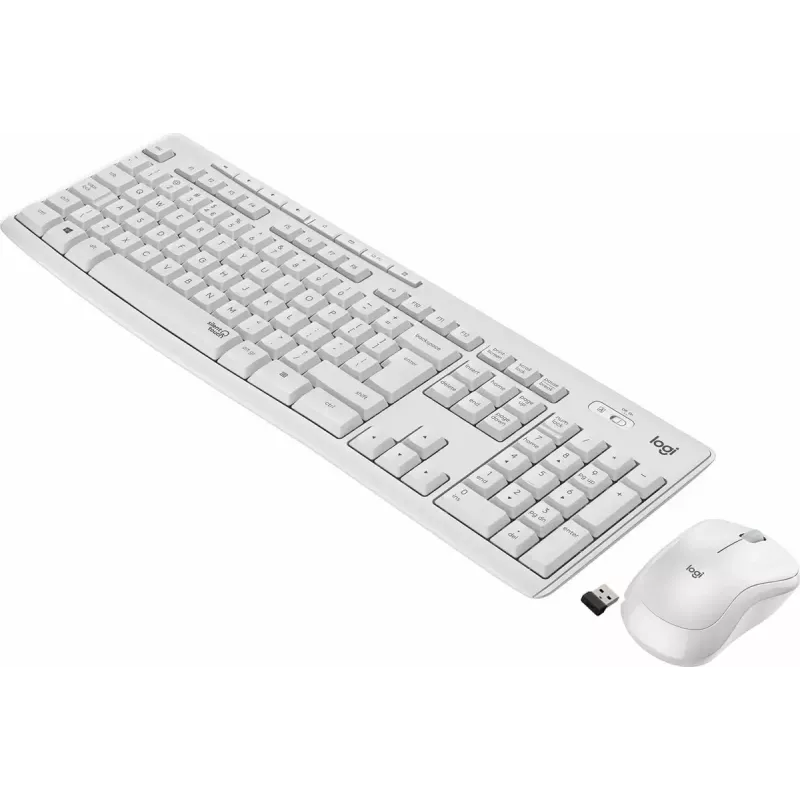 Logitech MK295 Silent Wireless Combo Tastatur RF Wireless QWERTY US International Weiß