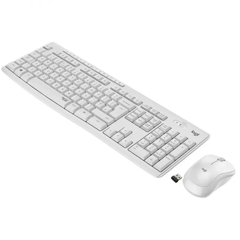 Logitech MK295 Silent Wireless Combo Tastatur RF Wireless QWERTY US International Weiß