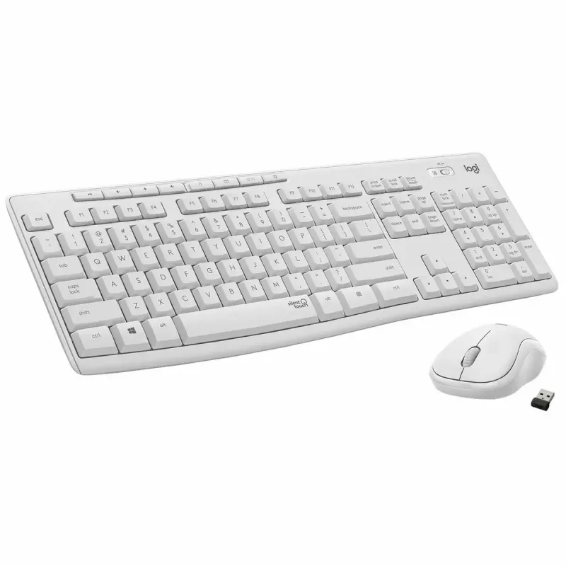 Logitech MK295 Silent Wireless Combo Tastatur RF Wireless QWERTY US International Weiß