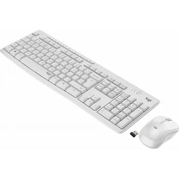 Logitech MK295 Silent Wireless Combo Tastatur RF Wireless QWERTY US International Weiß