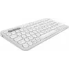 Logitech Pebble Keys 2 K380s Tastatur Universal RF Wireless Bluetooth QWERTY Dänisch Finnisch Norwegisch Schwedisch Weiß