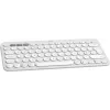 Logitech Pebble Keys 2 K380s Tastatur Universal RF Wireless Bluetooth QWERTY Dänisch Finnisch Norwegisch Schwedisch Weiß