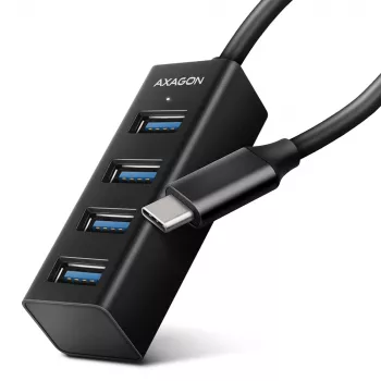 Miniatur-Metall-USB-C 3.2 Gen 1 Hub AXAGON HUE-M1C
