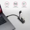 Miniatur-Metall-USB-C 3.2 Gen 1 Hub AXAGON HUE-M1C
