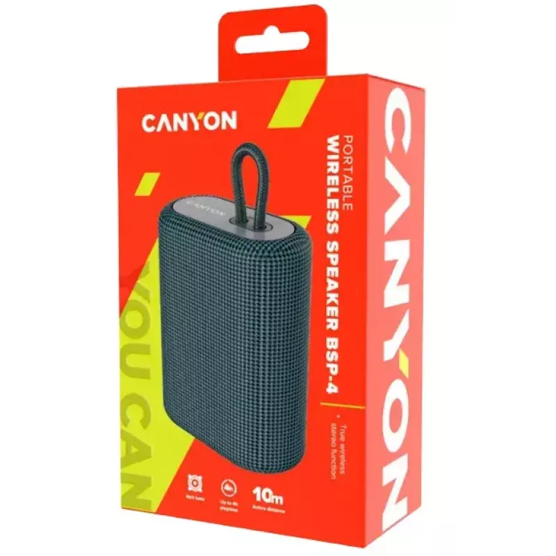 Tragbarer Stereo-Lautsprecher Canyon BSP-4 Graphit
