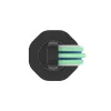 Sonic Electric Toothbrush AENO DB2S Schwarz 4 Modes 46000rpm