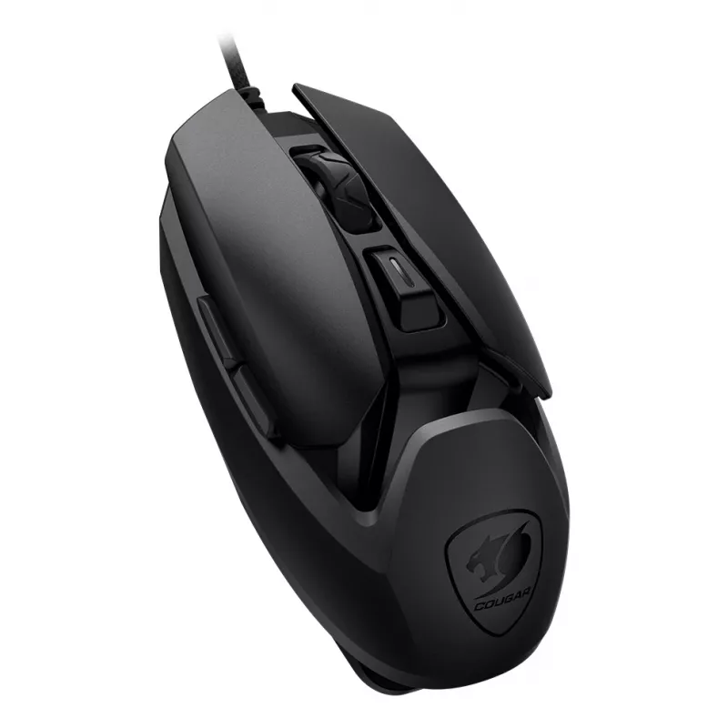 COUGAR Gaming-Maus AirBlader, Kabelgebunden, Schwarz, Optisch, USB Typ-A, 16000 DPI, Schwarz