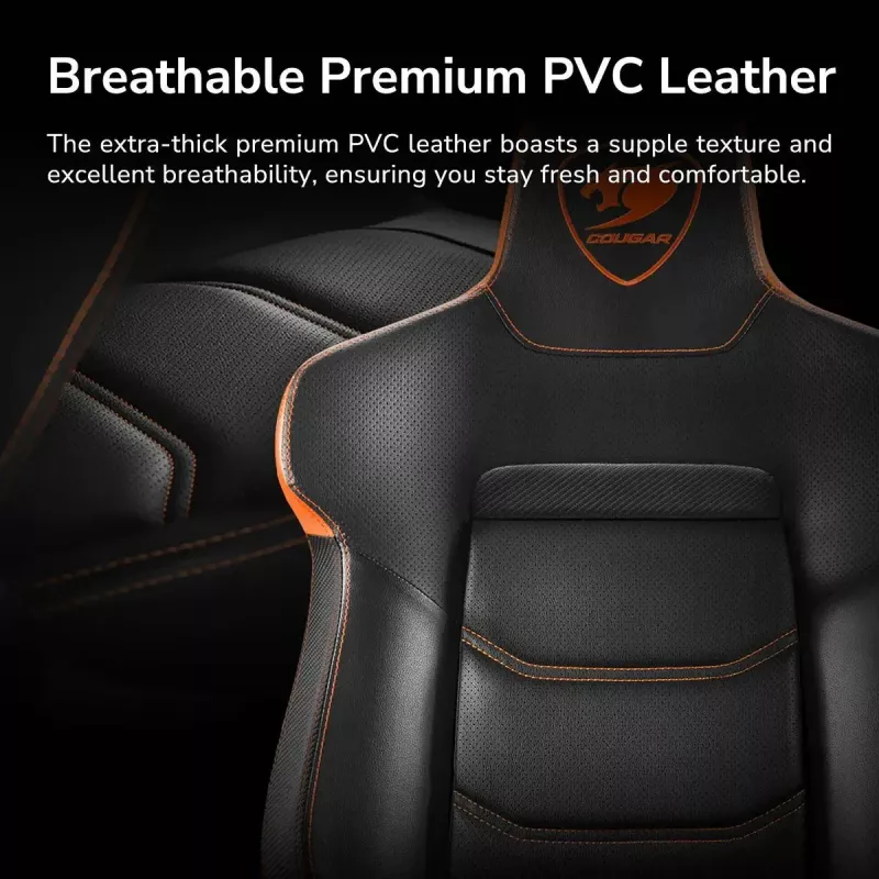 COUGAR Armor Evo CGR-EVO Universal-Gaming-Stuhl Gepolsterte Sitzfläche Schwarz, Orange