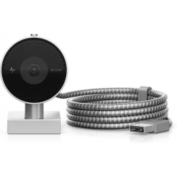 HP 950 4K Webcam, 3840 x 2160 Pixel, Full HD, 30 fps, 1x, Auto, Auto