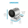 HP 950 4K Webcam, 3840 x 2160 Pixel, Full HD, 30 fps, 1x, Auto, Auto