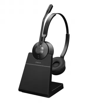Jabra Engage 55 - USB-C UC Stereo Stand, EMEA/APAC, kabellos, Büro/Callcenter, 83 g, Headset, Schwarz, Titan