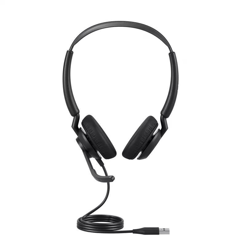 Jabra Engage 50 II - USB-A UC Stereo, kabelgebunden, Büro/Callcenter, 65 g, Headset, Schwarz