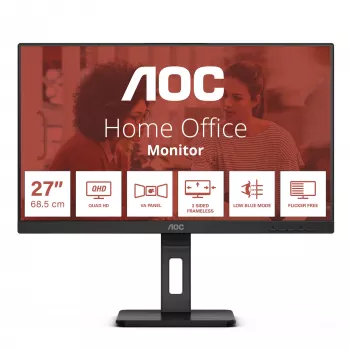 AOC Q27E3UMF Computermonitor 68,6 cm (27 Zoll) 2560 x 1440 Pixel Quad HD Schwarz