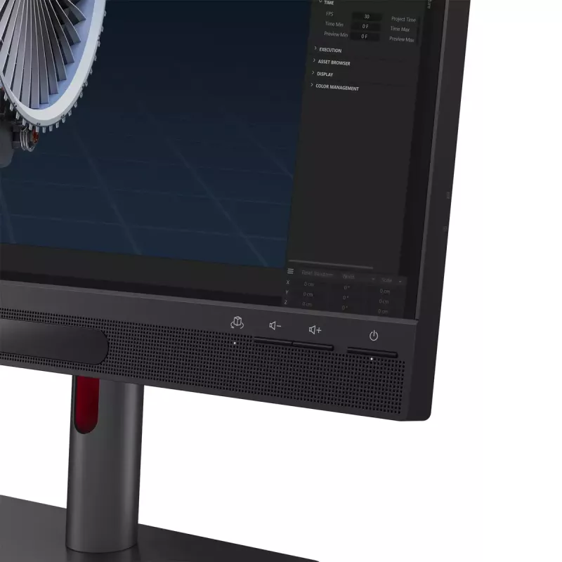 Monitor Lenovo ThinkVision 27 27 Zoll 4K Ultra HD LED-Display 3840 x 2160 Pixel