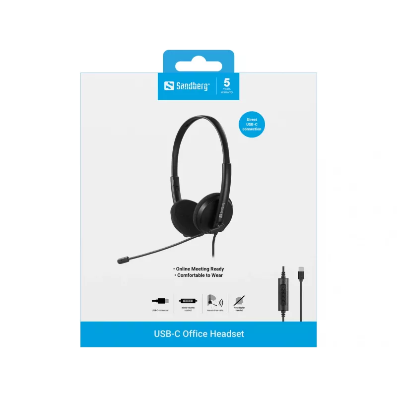 Headset Sandberg USB-C Office Headset