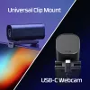 HyperX Vision S Webcam, Schwarz, Windows 10, Windows 11, Mac OS X 10.10 Yosemite, MacOS, ChromeOS, 45 mm, 93,3 mm