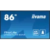 iiyama LH8664UHS-B2AG Signage Display Digital Signage Flachbildschirm 2,17 m (85,6 Zoll) Wi-Fi 500 cd/m² 4K Ultra HD Schwarz Integrierter Prozessor Android 11 24/7