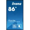 iiyama LH8664UHS-B2AG Signage Display Digital Signage Flachbildschirm 2,17 m (85,6 Zoll) Wi-Fi 500 cd/m² 4K Ultra HD Schwarz Integrierter Prozessor Android 11 24/7