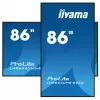 iiyama LH8664UHS-B2AG Signage Display Digital Signage Flachbildschirm 2,17 m (85,6 Zoll) Wi-Fi 500 cd/m² 4K Ultra HD Schwarz Integrierter Prozessor Android 11 24/7