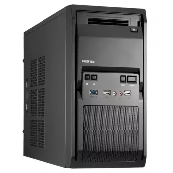 Chieftec LT-01B-OP Computergehäuse Mini Tower Schwarz