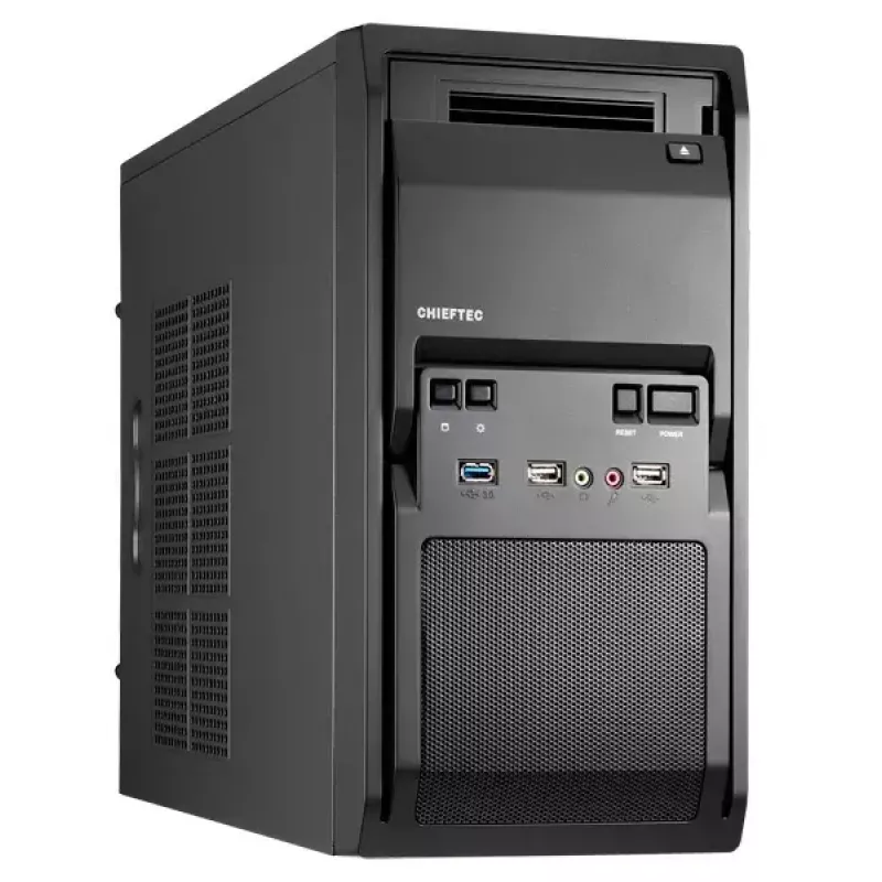 Chieftec LT-01B-OP Computergehäuse Mini Tower Schwarz