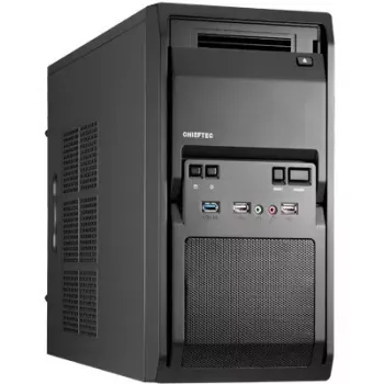 Chieftec LT-01B-OP Computergehäuse Mini Tower Schwarz