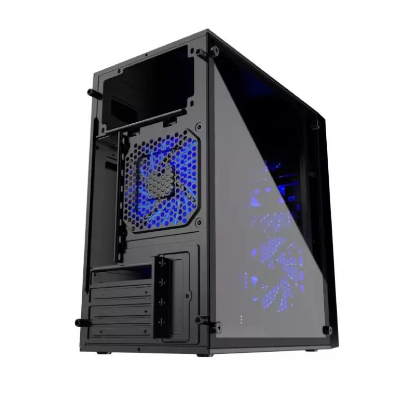 Computergehäuse Gembird CCC-FORNAX-960B Midi Tower Schwarz