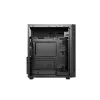 PC-Gehäuse GEMBIRD Fornax 160 Mini Tower – Schwarz, SPCC, unterstützt ITX/mATX/ATX, 1×3,5 Zoll + 3×2,5 Zoll Einschübe, 7 Erweiterungssteckplätze, 445×185×390 mm