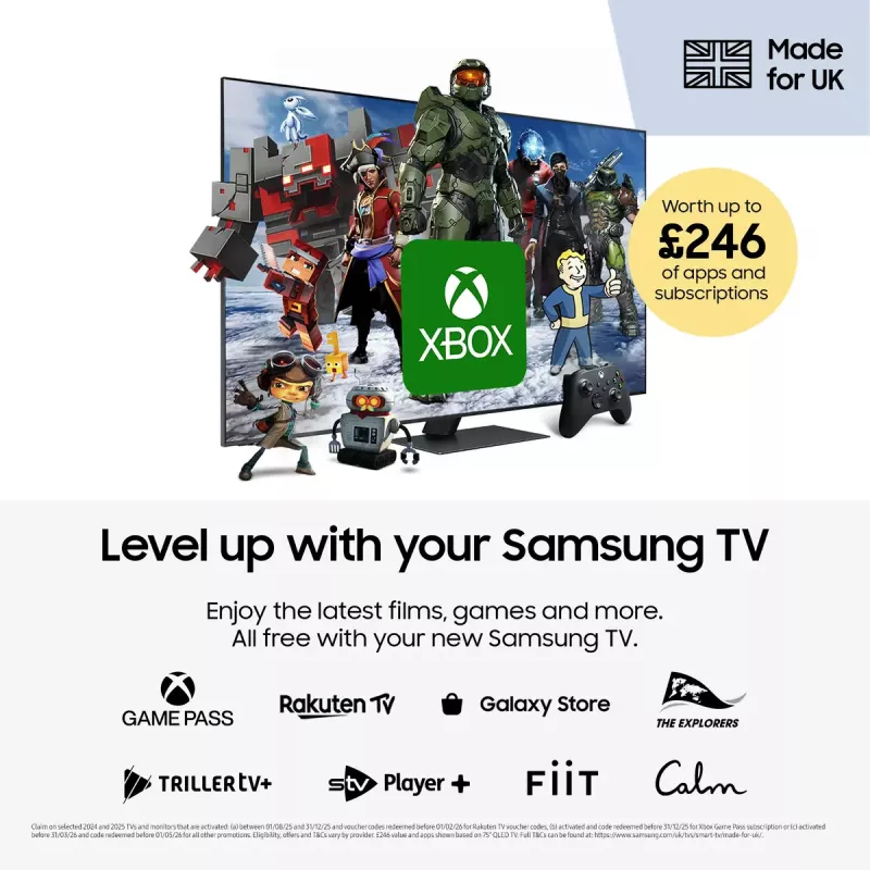 LED TV Samsung UE32F6000FKXXU 32 Zoll (81,3 cm) Full HD 1920x1080, Tizen, Wi‑Fi, HDR10+, 2×HDMI, 2.0ch, VESA 200×200