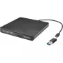 Sandberg USB-C/A DVD-Laufwerk, Schwarz, Tray, Desktop/Laptop, DVD Super Multi DL, USB Type-C, CD-R, CD-ROM, CD-RW, DVD+R DL, DVD-R, DVD-R DL, DVD-RAM, DVD-ROM, DVD-RW